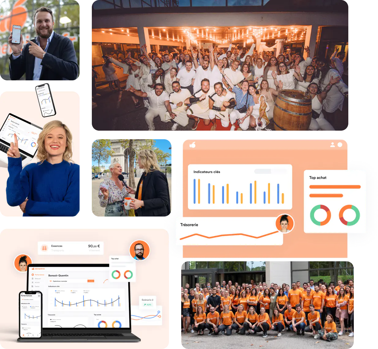 Mosaïque de ressources médiatiques proposée dans cette page